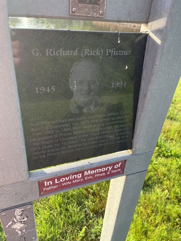 G. Richard (Rick) Pfizner Marker. Click for full size. G. Richard (Rick) Pfizner Marker image. Click for full size.
