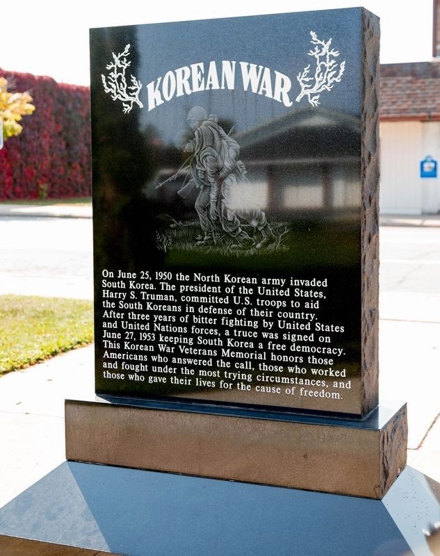 Korean War Memorial Monument. Click for full size. Korean War Memorial Monument image. Click for full size.