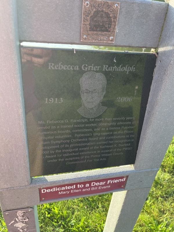 Rebecca Grier Randolph Marker image. Click for full size.