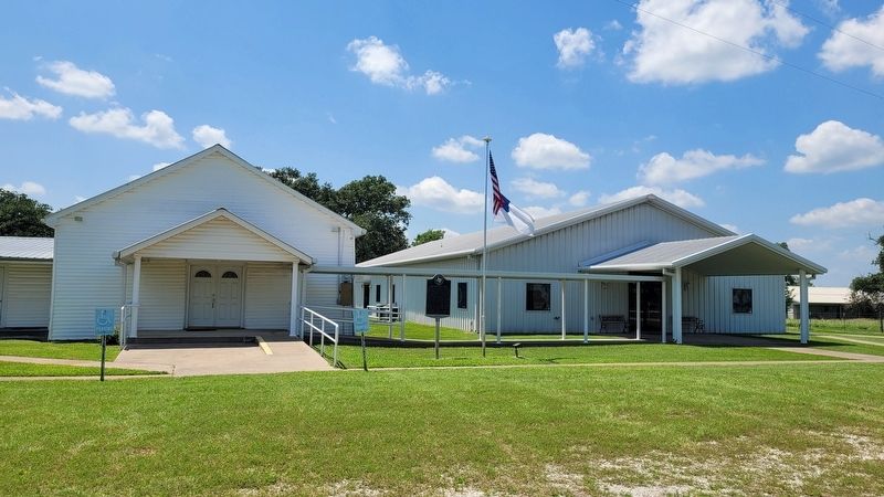 The Ward Prairie Baptist Church and Marker. Click for full size. The Ward Prairie Baptist Church and Marker image. Click for full size.