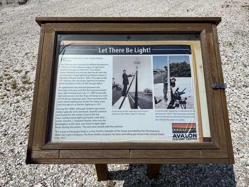 Let There Be Light Marker. Click for full size. Let There Be Light Marker image. Click for full size.