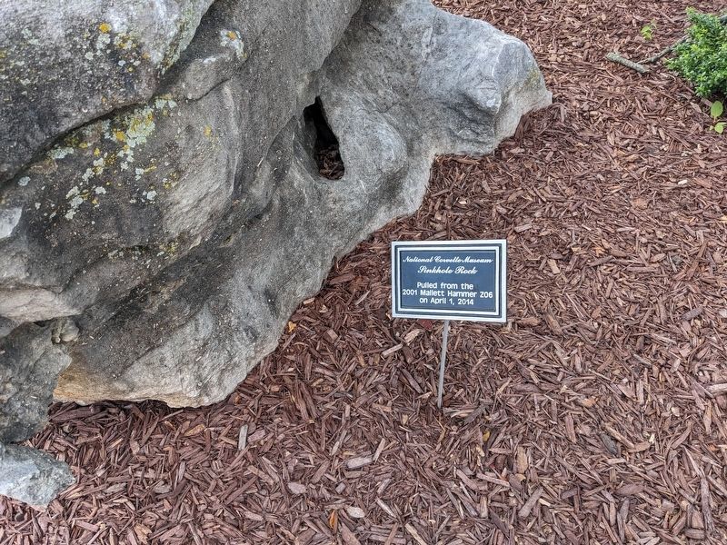 Sinkhole Rock Marker. Click for full size. Sinkhole Rock Marker image. Click for full size.