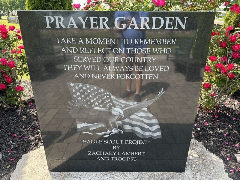 Prayer Garden Marker. Click for full size. Prayer Garden Marker image. Click for full size.