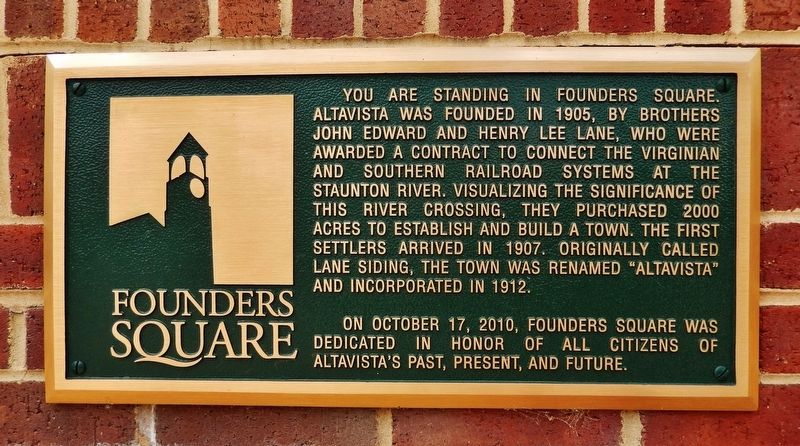 Founders Square Marker image. Click for full size.
