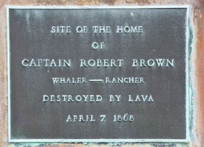 Captain Brown, Kahuku Ranch, Hawaii Marker image. Click for full size.