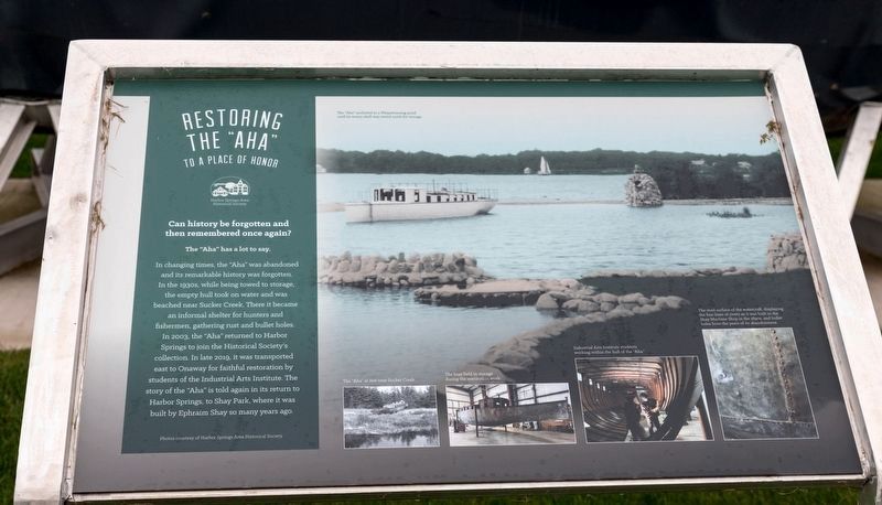 Restoring the Aha Marker. Click for full size. Restoring the Aha Marker image. Click for full size.