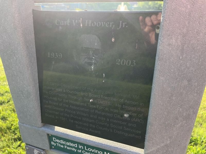 Carl W. Hoover, Jr. Marker image. Click for full size.