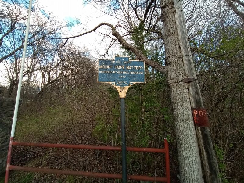 Mount Hope Battery Marker. Click for full size. Mount Hope Battery Marker image. Click for full size.