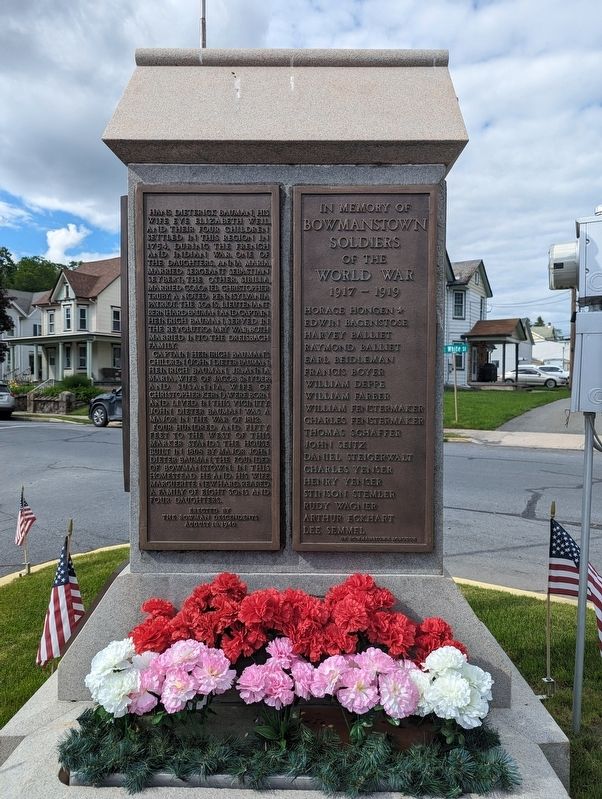 Hans Dieterick Bauman Marker image. Click for full size.