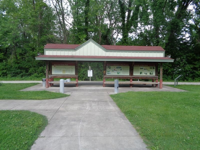 Boonville to Pilot Grove Marker image. Click for full size.