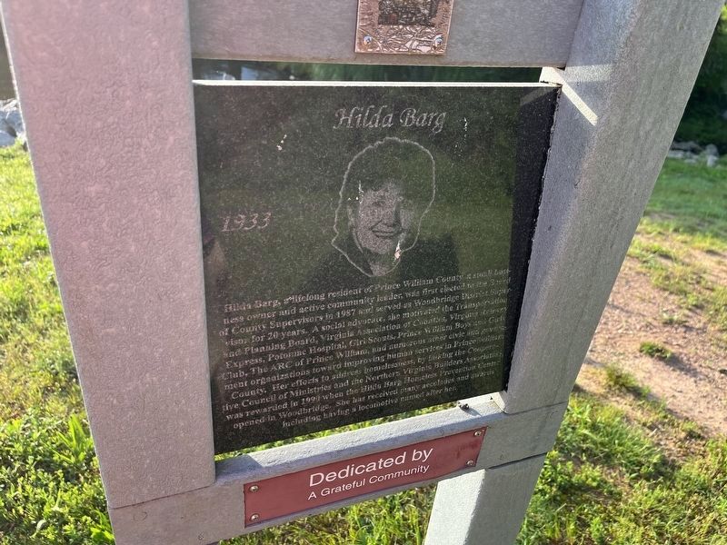 Hilda Barg Marker image. Click for full size.