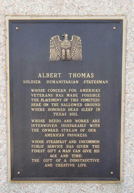 Albert Thomas Marker image. Click for full size.