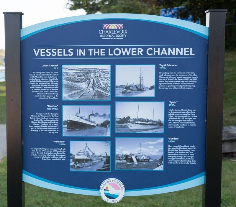 Vessels in the Lower Channel side of marker image. Click for full size.