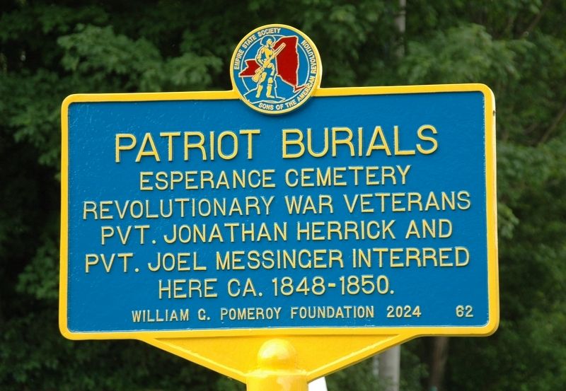 Patriot Burials Marker image. Click for full size.