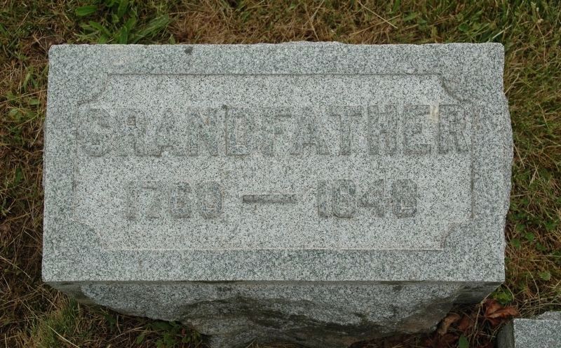Pvt. Jonathan Herrick Gravestone in Esperance Cemetery image. Click for full size.