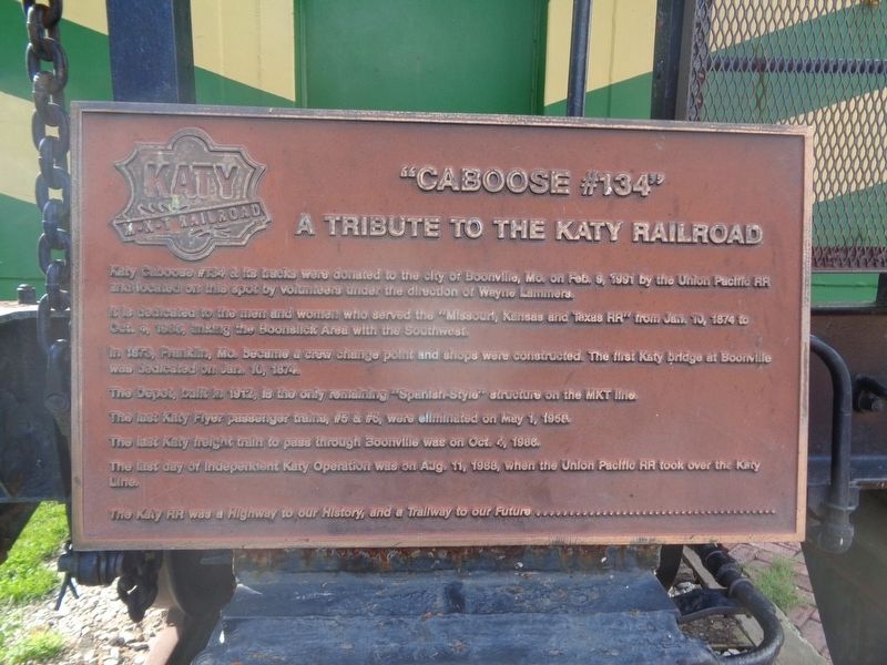 "Caboose Marker. Click for full size. "Caboose Marker image. Click for full size.