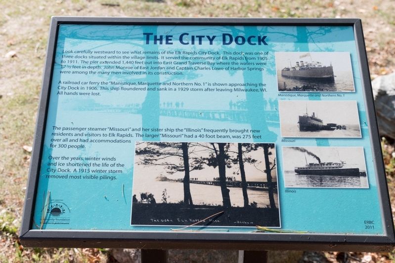 The City Dock Marker. Click for full size. The City Dock Marker image. Click for full size.
