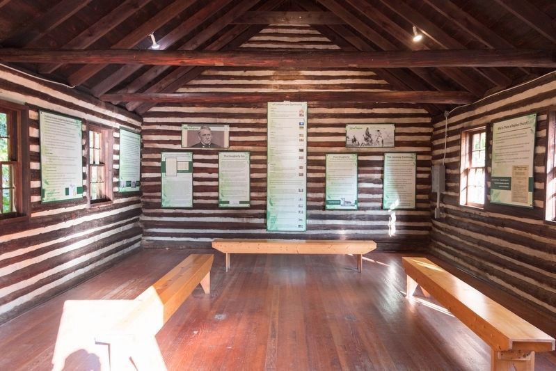 Inside the Old Mission Church image. Click for full size.