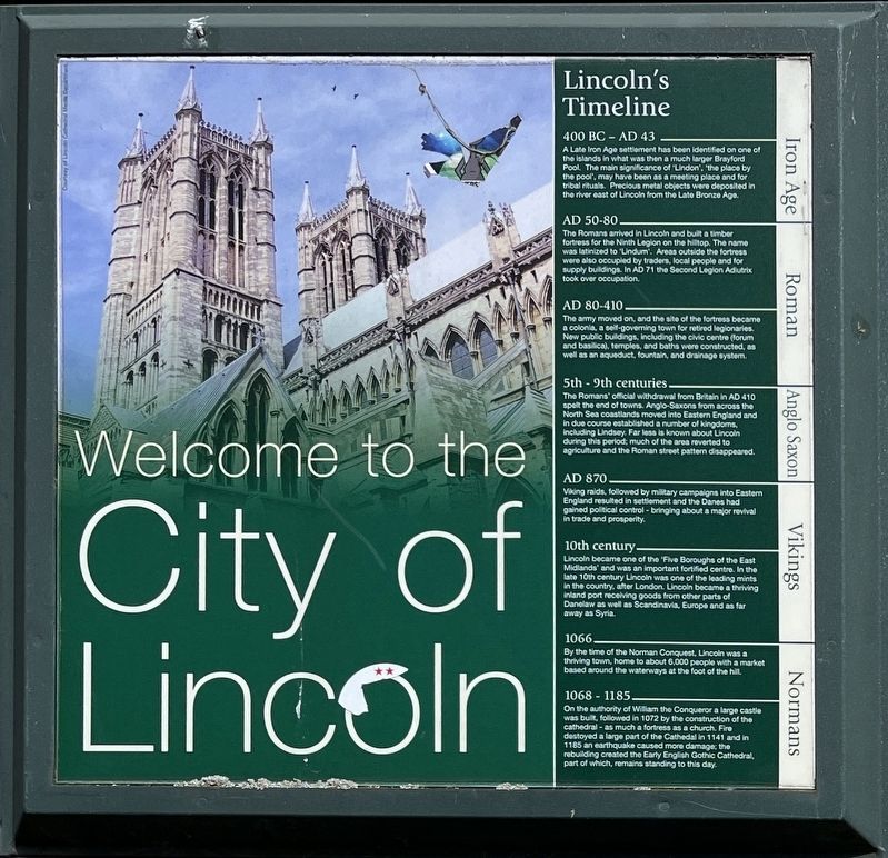 Lincoln's Timeline Marker. Click for full size. Lincoln's Timeline Marker image. Click for full size.