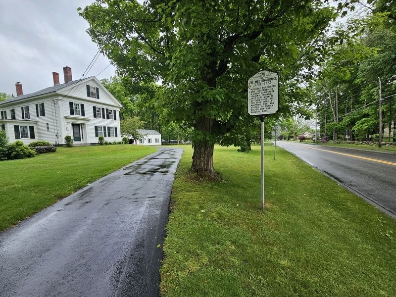 2nd Meetinghouse Marker. Click for full size. 2nd Meetinghouse Marker image. Click for full size.
