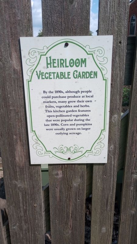 Heirloom Vegetable Garden Marker. Click for full size. Heirloom Vegetable Garden Marker image. Click for full size.