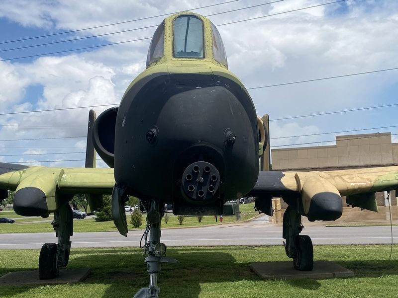 The nose of the Fairchild Republic A-10 Thunderbolt II. Click for full size. The nose of the Fairchild Republic A-10 Thunderbolt II image. Click for full size.
