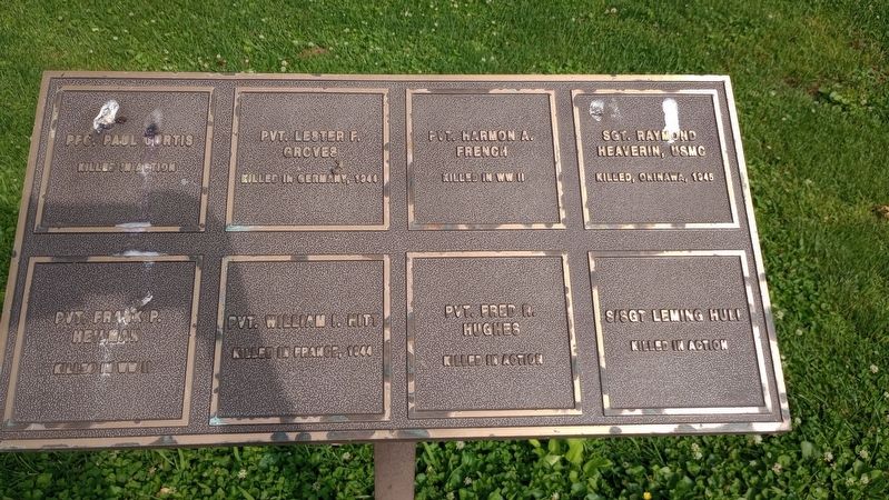 Augusta World War II Veterans Memorial image. Click for full size.