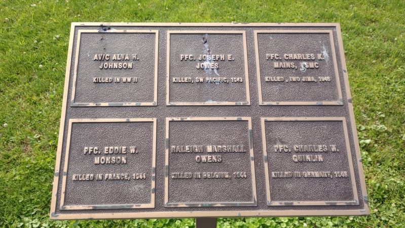 Augusta World War II Veterans Memorial image. Click for full size.