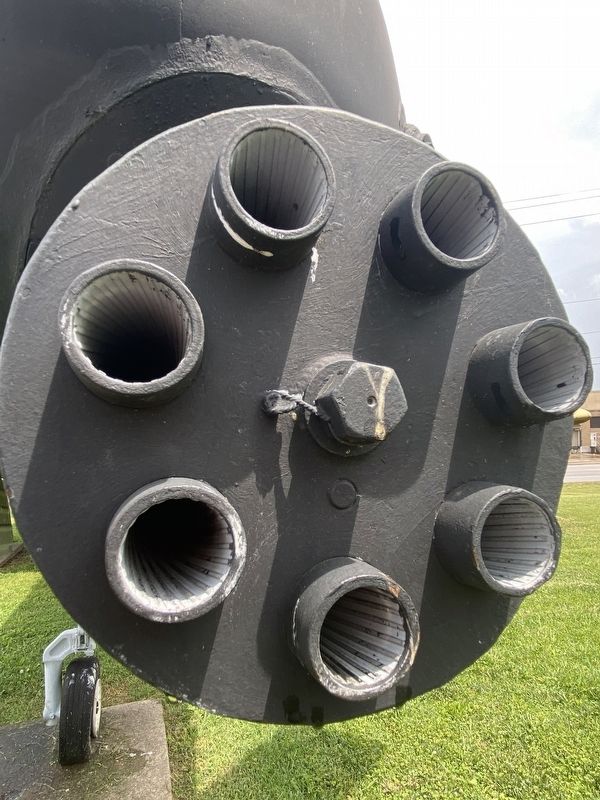 The end of the Gatling gun in the nose of the Fairchild Republic A-10 Thunderbolt II Marker. Click for full size. The end of the Gatling gun in the nose of the Fairchild Republic A-10 Thunderbolt II Marker image. Click for full size.