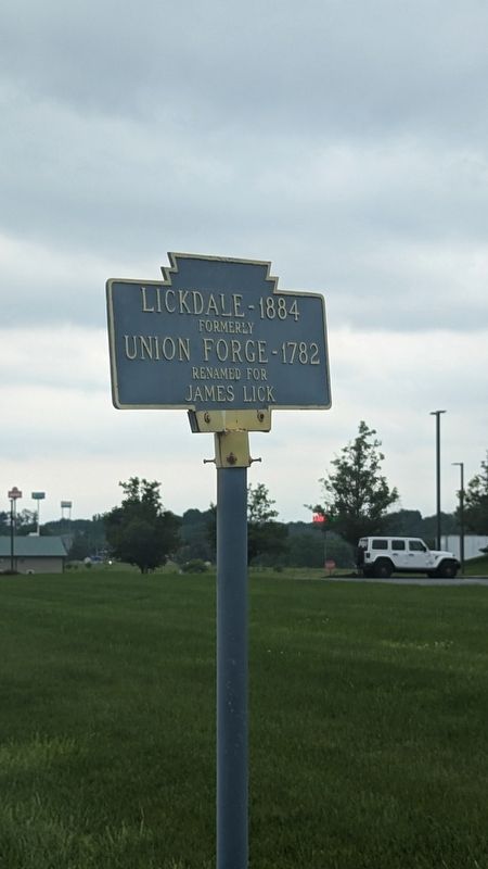 Lickdale Marker image. Click for full size.