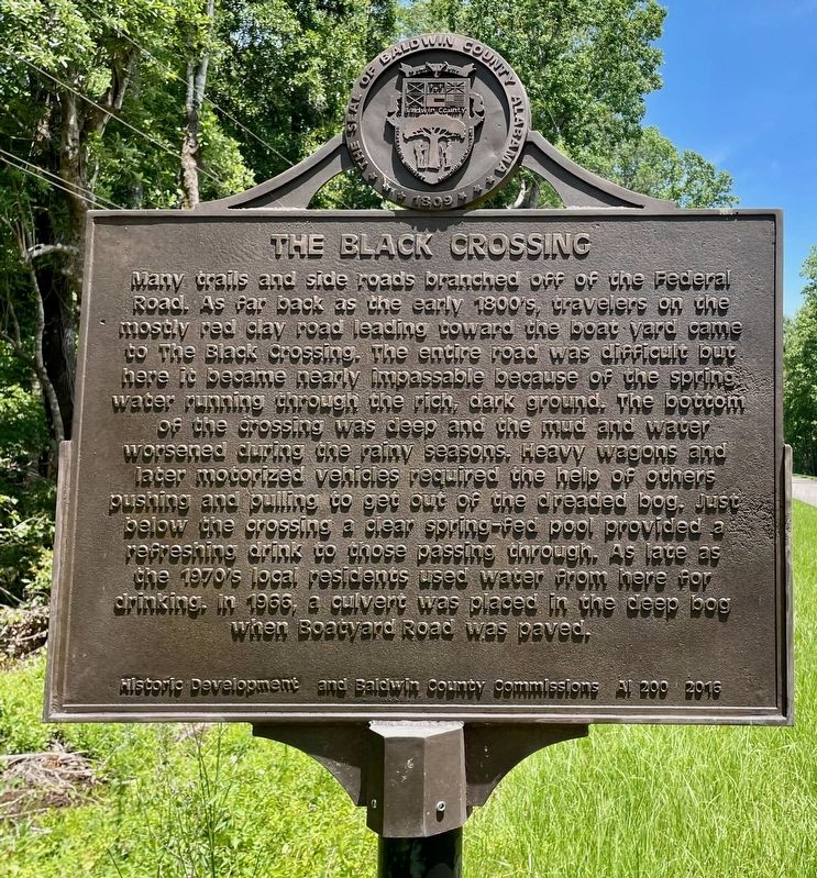 The Black Crossing Marker image. Click for full size.