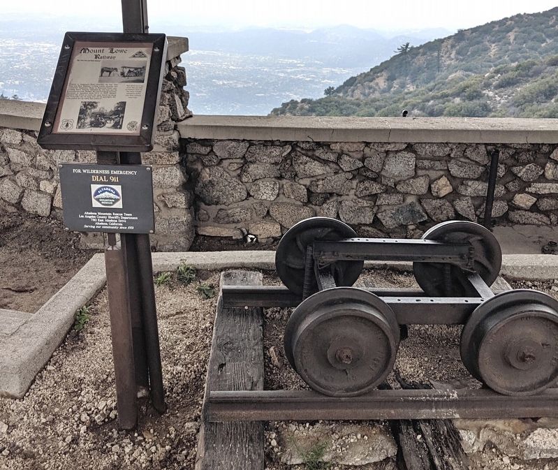 One Man and Mule Railway Marker. Click for full size. One Man and Mule Railway Marker image. Click for full size.
