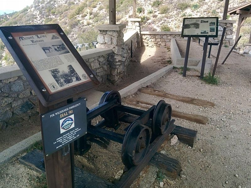One Man and Mule Railway Marker. Click for full size. One Man and Mule Railway Marker image. Click for full size.