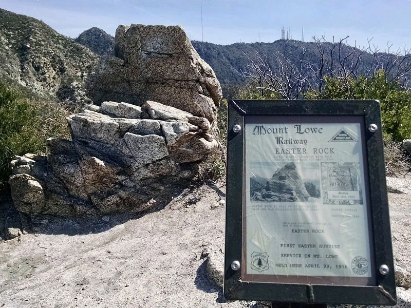 Easter Rock and Marker. Click for full size. Easter Rock and Marker image. Click for full size.