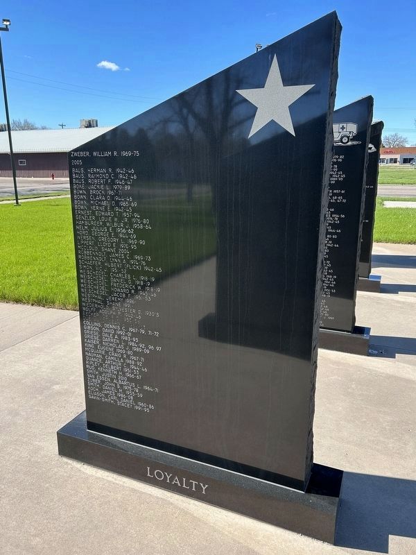 Potter County, South Dakota Veteran's Memorial, Side Panel 15. Click for full size. Potter County, South Dakota Veteran's Memorial, Side Panel 15 image. Click for full size.