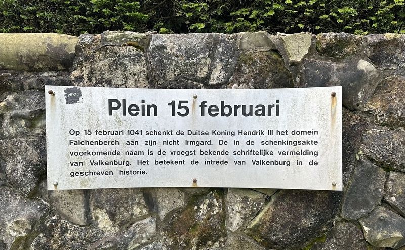Plein 15 februari / February 15th Square Marker. Click for full size. Plein 15 februari / February 15th Square Marker image. Click for full size.