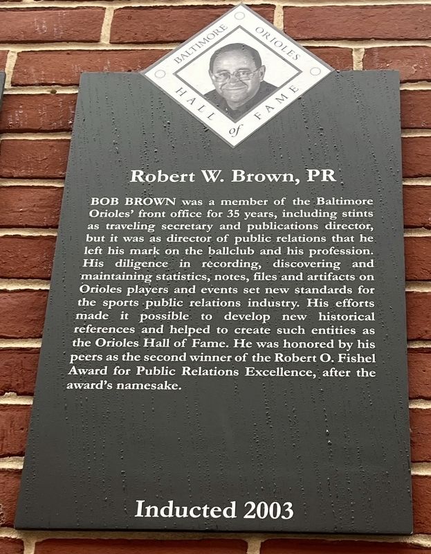 Robert W. Brown, PR Marker. Click for full size. Robert W. Brown, PR Marker image. Click for full size.