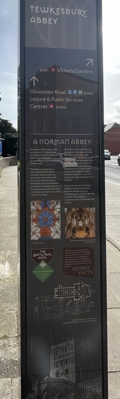 Tewkesbury Abbey Marker image. Click for full size.
