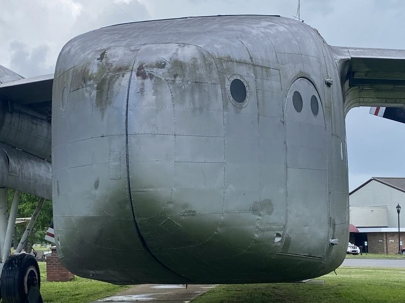 The rear doors of the Fairchild C-119 Flying Boxcar image. Click for full size.