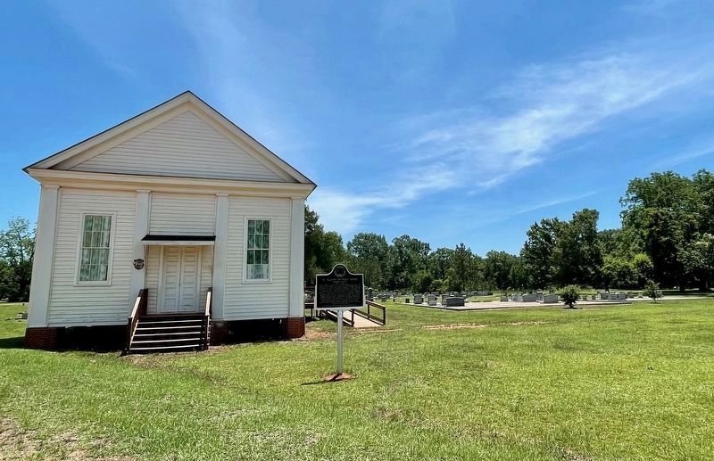 Mt. Pleasant Methodist Church, Marker, & Cemetery. Click for full size. Mt. Pleasant Methodist Church, Marker, & Cemetery image. Click for full size.