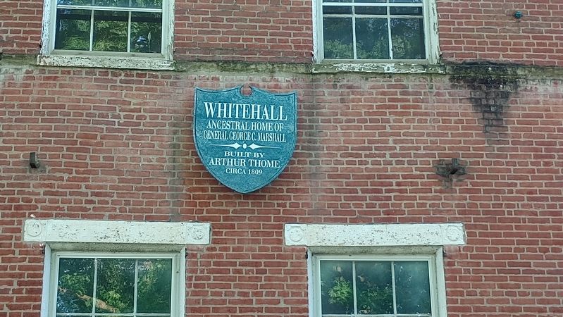 Whitehall Marker. Click for full size. Whitehall Marker image. Click for full size.