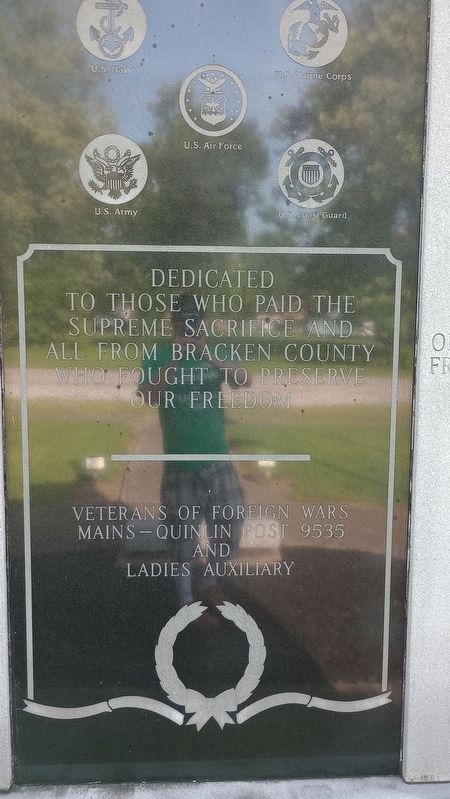 V.F.W. Post 9535 Veterans Memorial Marker. Click for full size. V.F.W. Post 9535 Veterans Memorial Marker image. Click for full size.