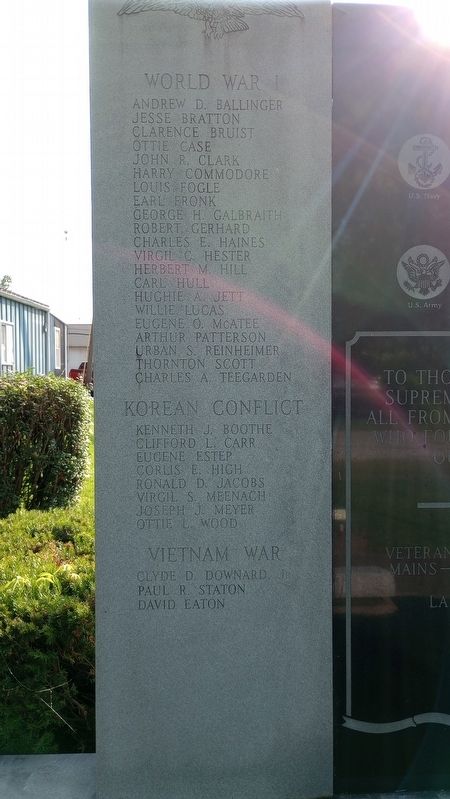 V.F.W. Post 9535 Veterans Memorial. Click for full size. V.F.W. Post 9535 Veterans Memorial image. Click for full size.