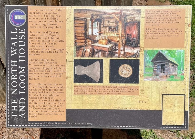 The North Wall and Loom House Marker image. Click for full size.