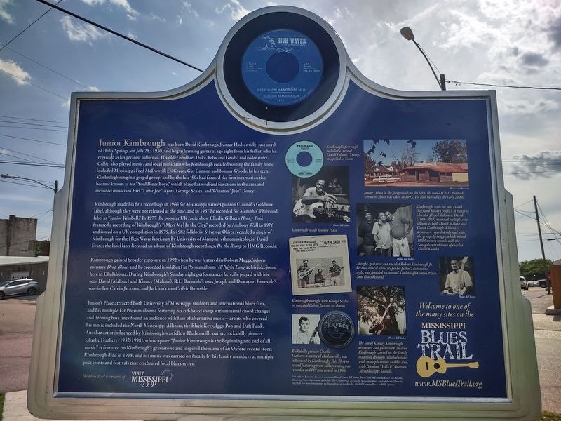 Junior Kimbrough Marker, Reverse Side. Click for full size. Junior Kimbrough Marker, Reverse Side image. Click for full size.