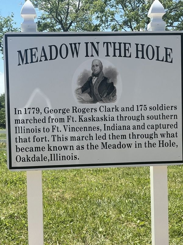 Meadow in the Hole Marker. Click for full size. Meadow in the Hole Marker image. Click for full size.