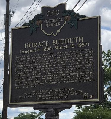 Horace Sudduth side of marker image. Click for full size.