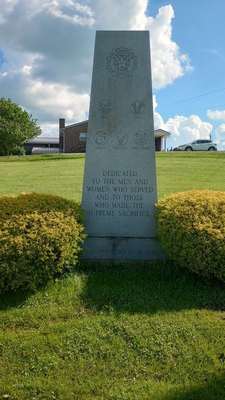 Veterans Memorial Marker image. Click for full size.