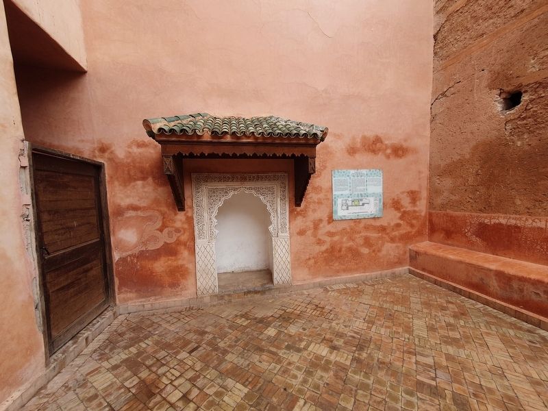 Room of Lalla Massaouda Marker. Click for full size. Room of Lalla Massaouda Marker image. Click for full size.
