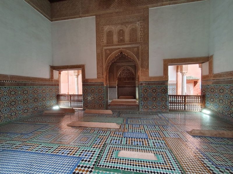 A view of the Room of Lalla Massaouda. Click for full size. A view of the Room of Lalla Massaouda image. Click for full size.